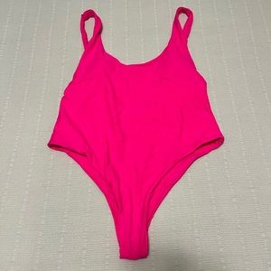 Hot pink one piece swimsuit never worn